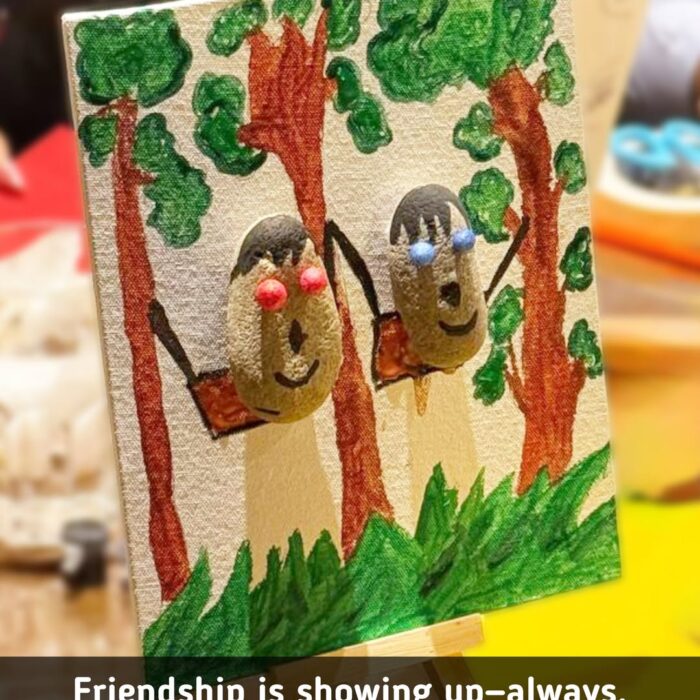 From blank pebbles to little masterpieces. Here’s what our participants created! 🎨✨These are th (1)