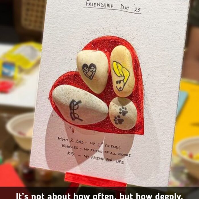 From blank pebbles to little masterpieces. Here’s what our participants created! 🎨✨These are th